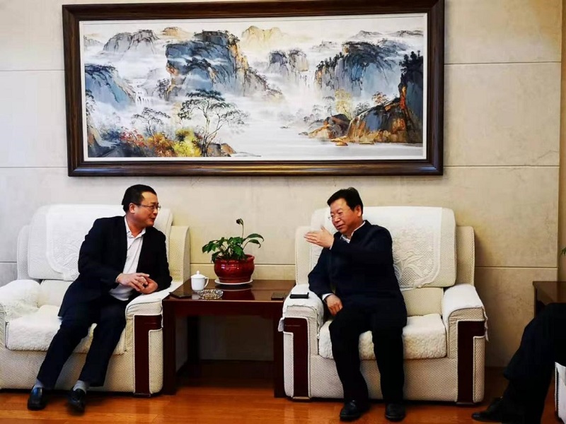 胡流芳拜訪渤化集團(tuán)黨委書記、董事長(zhǎng)王俊明