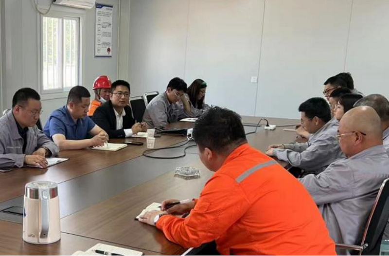 張勇帶班檢查華北公司日照旭科新材料、東營原油儲備項目